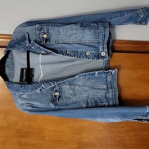 Maurice's Cropped denim jacket size 1